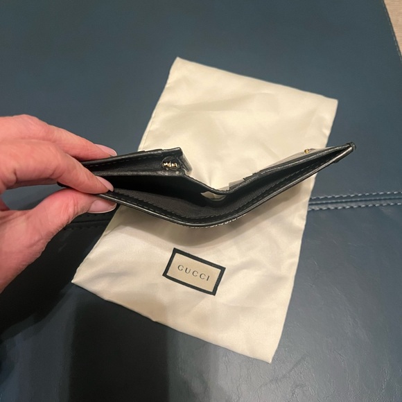 AUTHENTIC GUCCI OPHIDIA CARD WALLET BLK. - Picture 11 of 14